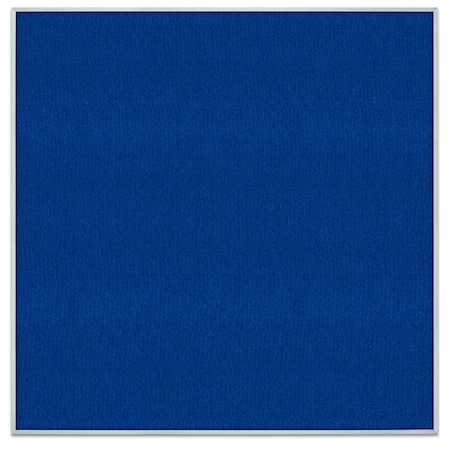 United Visual Products Corkboard, Fabric, Black, 1 Door, 36 x 36" UV302-BLACK-MEDGRY